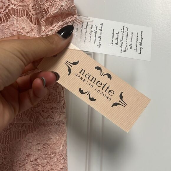 Pink Lace Dress - Brand New - Beautiful Spaghetti Strap - Size 8 Dress - NEW - Picture 4 of 6